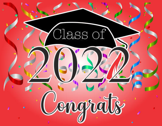 Graduation Class 2022 Red