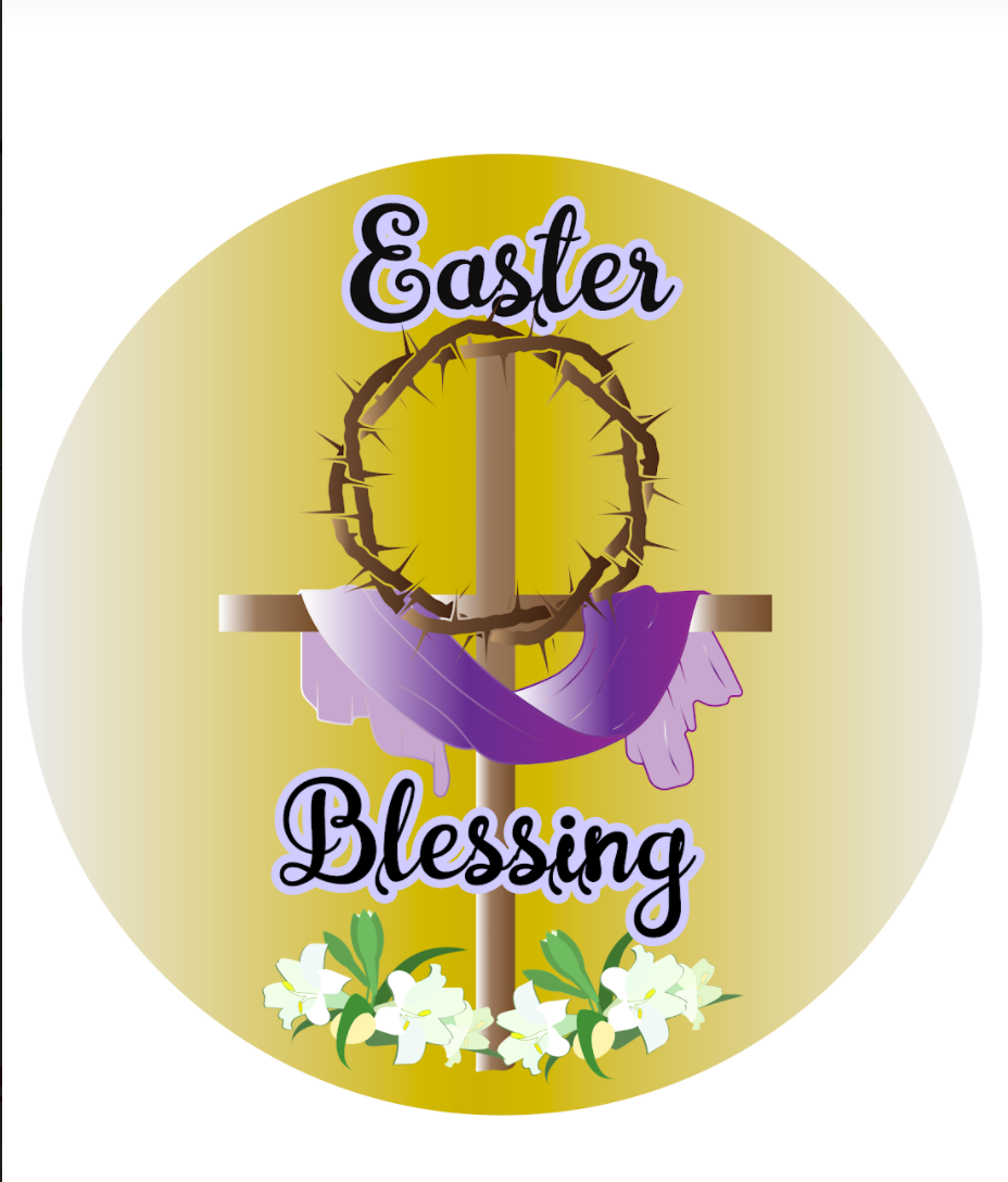 Round Easter Blessings