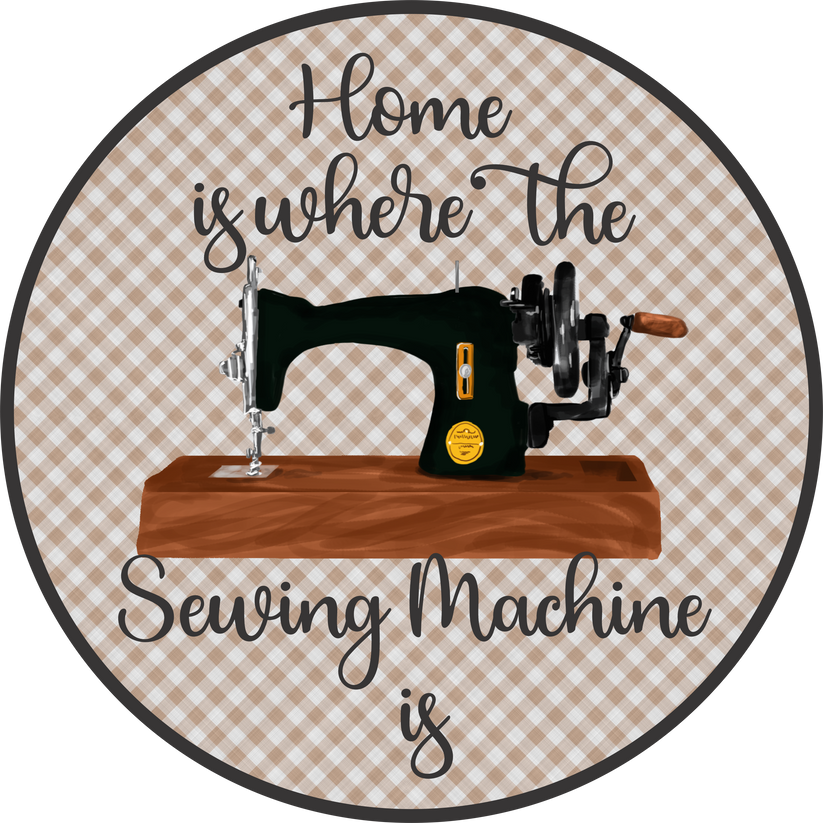 Sewing Machine Round – RCL Signs and More