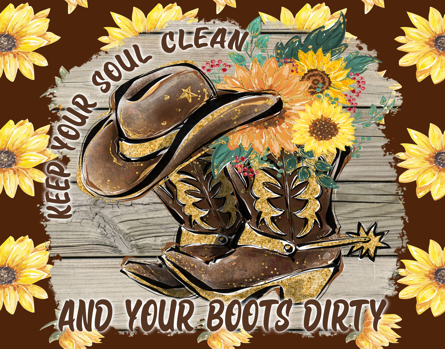 Soul Clean Boots Dirty 7x9