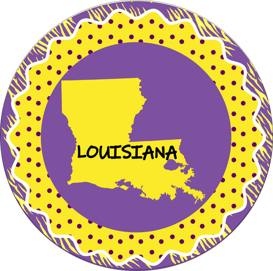 State of Louisiana tiger stripes