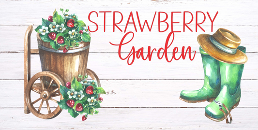Strawberry Garden 12x6