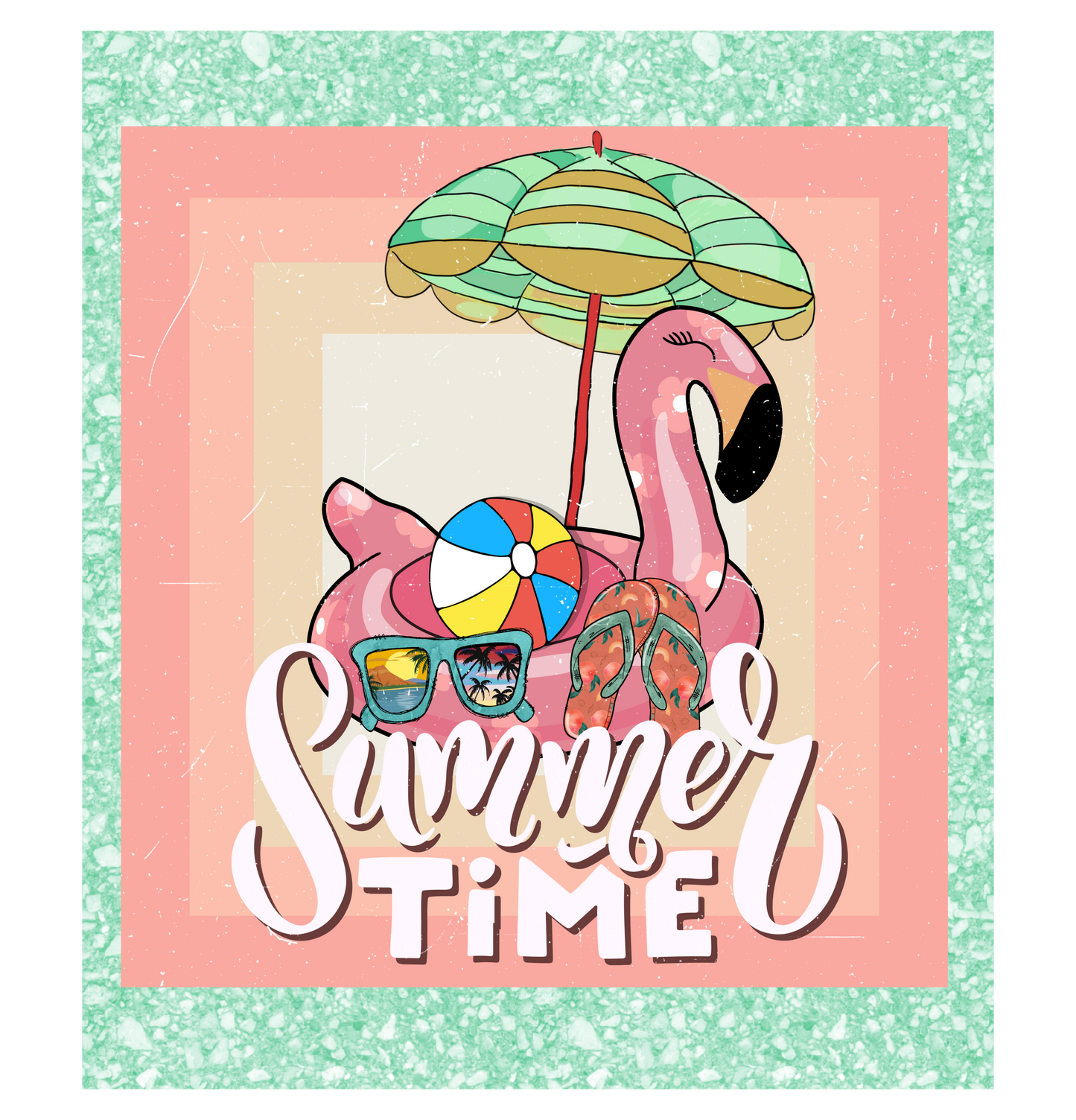 Summer Time Flamingo