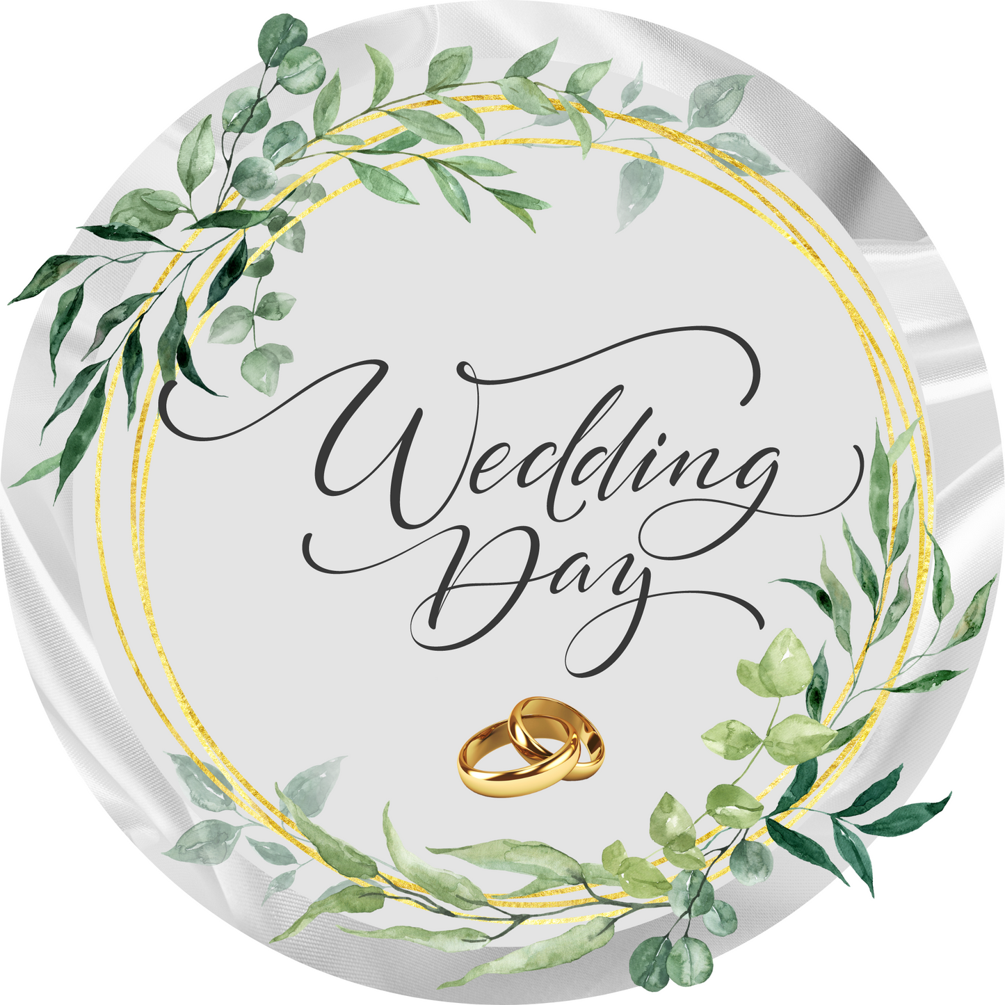 Wedding Day Ring Round Sign