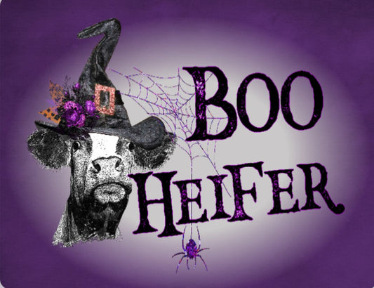 Boo Heifer sign