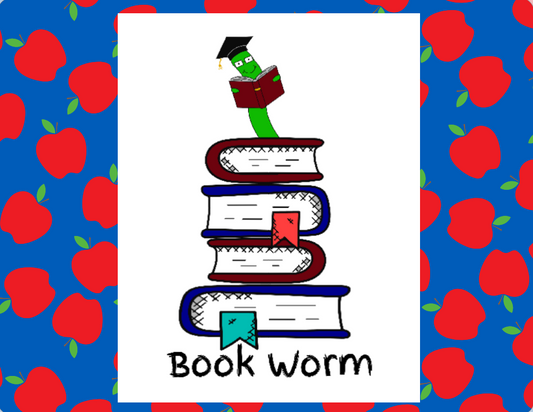 Book Worm teacher sign
