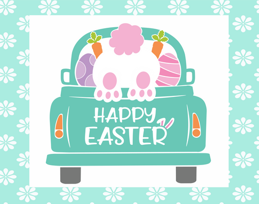 Happy Easter Truck Sign