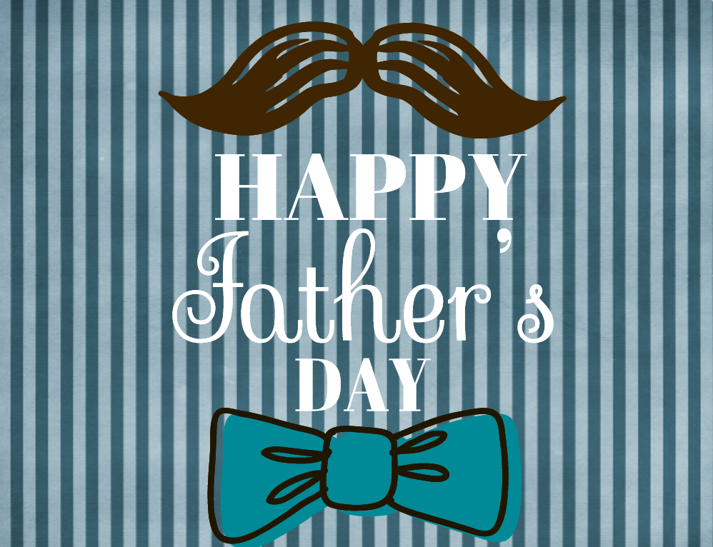 Fathers Days sign- Striped