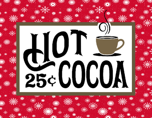 Hot Cocoa sign