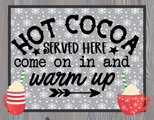 Hot Cocoa Served Here