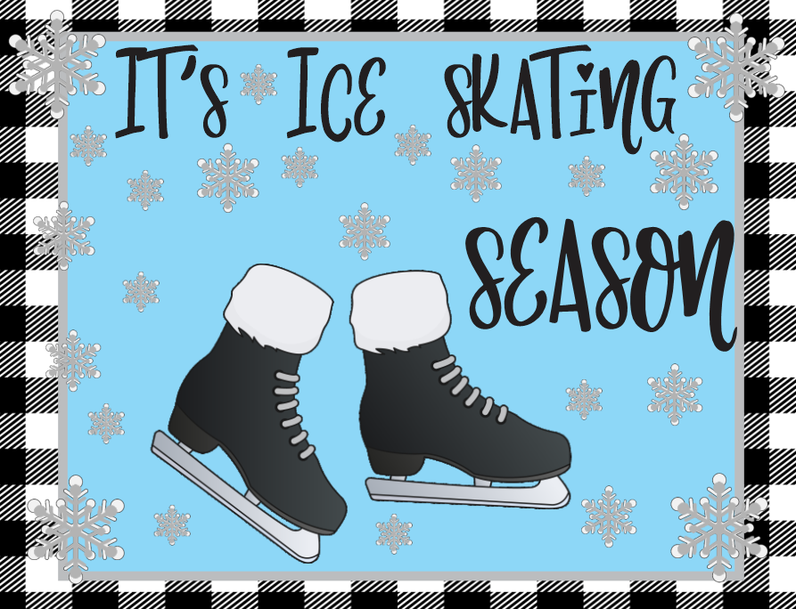 Ice Skate Season Sign – RCL Signs and More