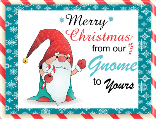 Merry Christmas from our gnome Sign