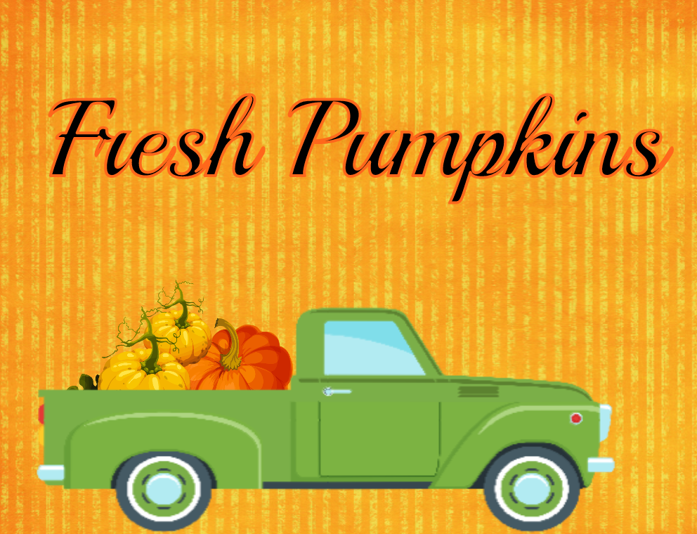 Fresh Pumpkins sign