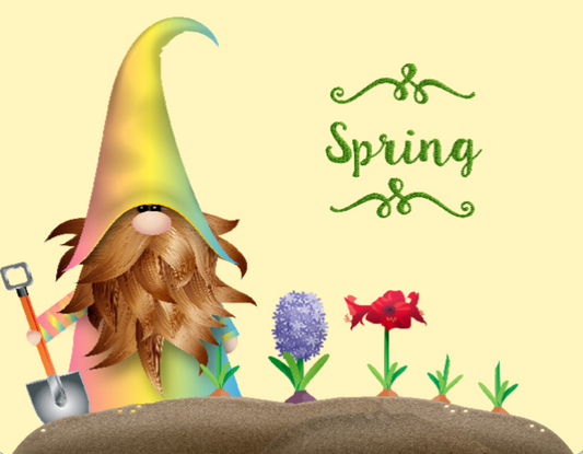 Spring Gnome Sign