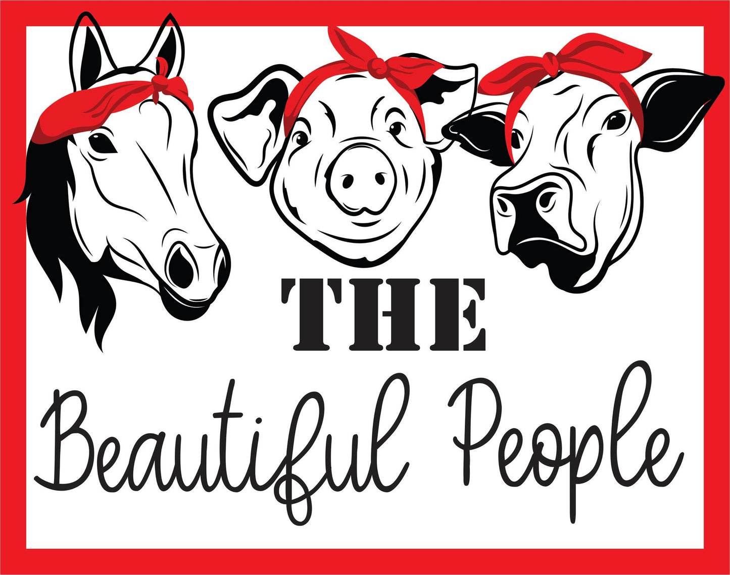 The Beautiful People Farm Animals