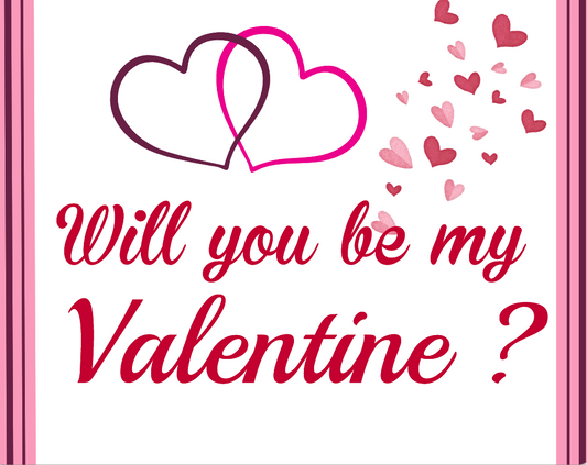 Valentines sign- Be my Valentine