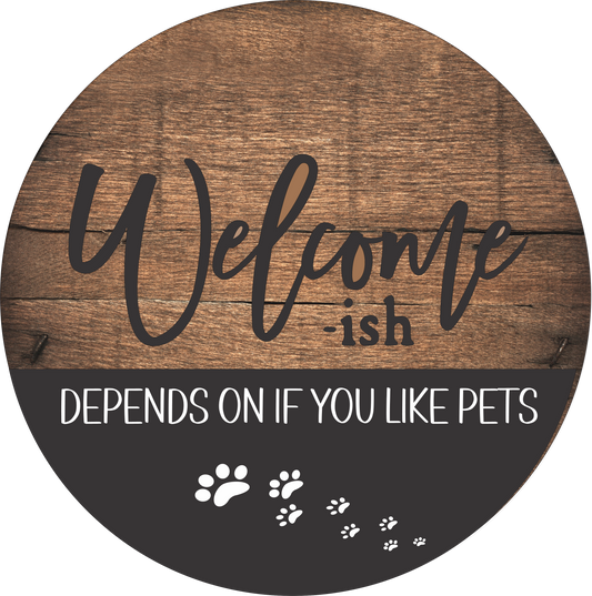 Welcome-ish depends on if you like pets Sign