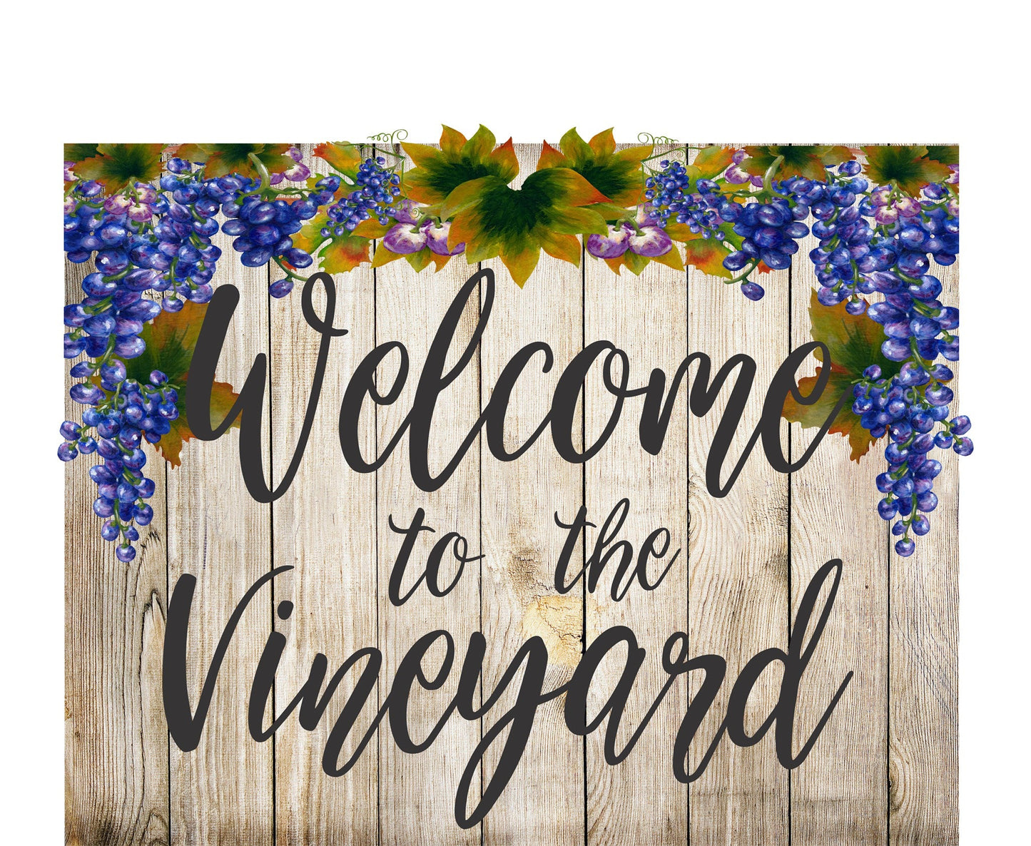 Welcome to The Vineyard Sign