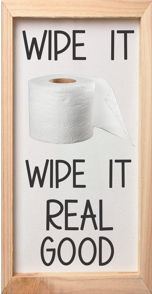 Wipe Sign Bathroom Signs – RCL Signs and More